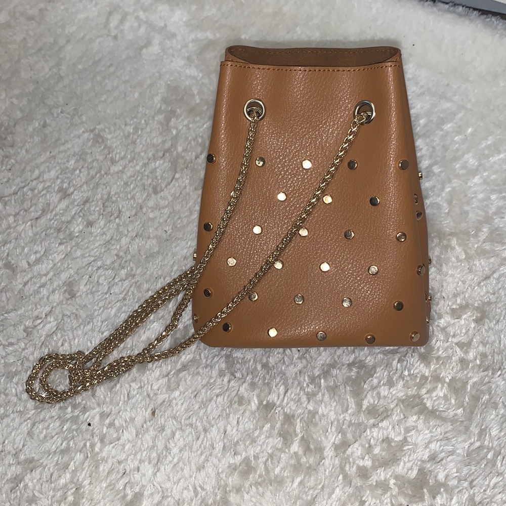 Small purse - tan and gold